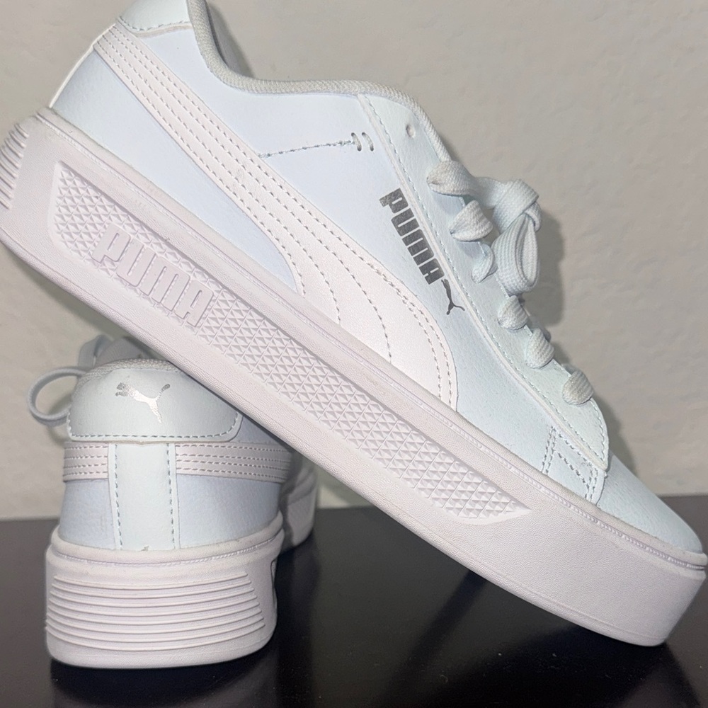 Puma Women's Soft Baby Blue Sneakers